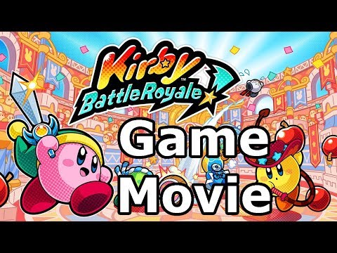 Kirby Battle Royale - All Cutscenes (Game Movie)