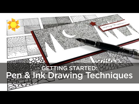 Getting Started with Pen and Ink part 1: Drawing Techniques