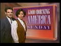 Good Morning America Sunday Promo 1993 VHS Rip HQ Computers Help Taxes Women Generation Gap
