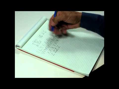 Trazo de Letras normalizadas para Dibujo Técnico. | dibujotecnicoueq