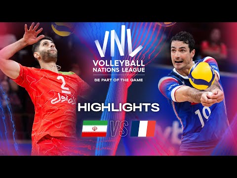 🇮🇷 IRI vs. 🇫🇷 FRA - Highlights | Week 3 | Men's VNL 2024