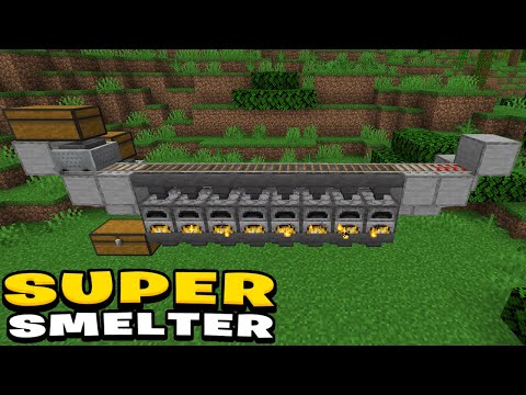 Minecraft's Easiest Super Smelter 1.21 Tutorial