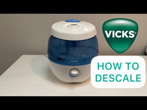 HOW TO: Clean + Descale Vicks Sweet Dreams Cool Mist Humidifier | Weekly Cleaning with Vinegar