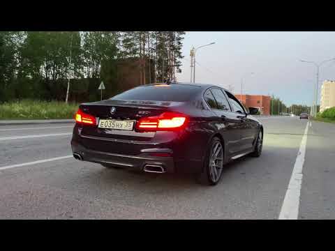 BMW G30 530i xDrive (M Performance exhaust sound)
