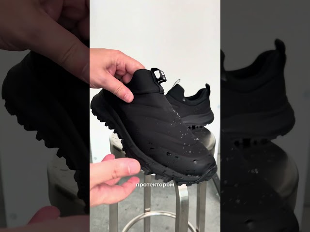 Чоботи жіночі шкіряні байка хутро 592641 Чорний Кросівки чоловічі вологостійкі 593047 Чорні