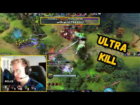 Topson Gets an Ultra kill with Pugna vs Quest