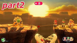 【マリオパーティ スーパースターズ:実況】つなひきデンジャラスで時間ギリギリまで熱い戦い! part2