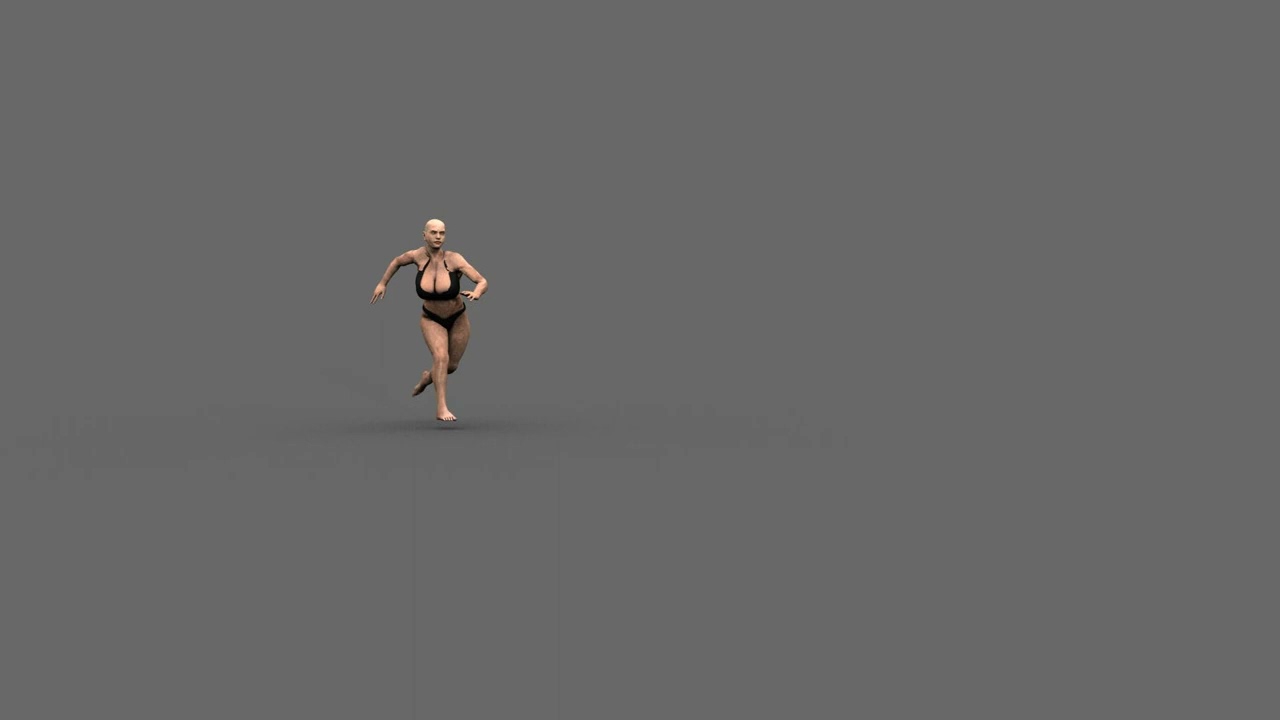 Sexycus 8K- Animated Fit Hot Woman 3D Model