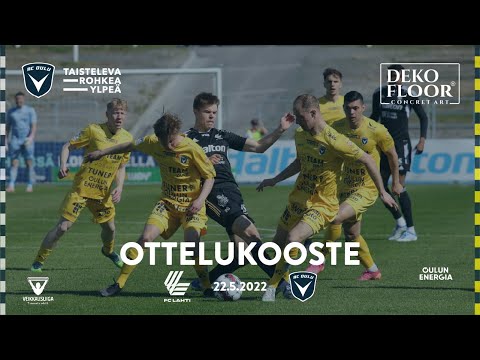 ACOTV: Dekofloor ottelukooste FC Lahti - AC Oulu 22.5.2022 (Veikkausliiga)