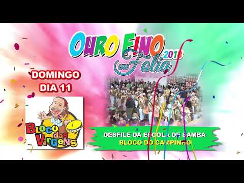 Programação do Carnaval Ouro Fino em folia 2018