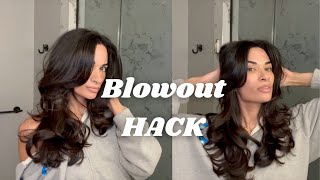 EASY 90s BLOWOUT with a STRAIGHTENER