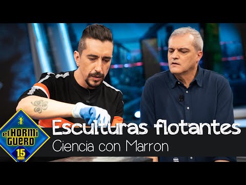 Ramón García y Pablo Motos alucinan con las esculturas flotantes de Marron - El Hormiguero