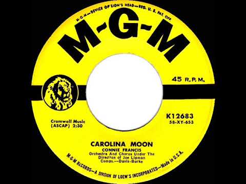 1958 Connie Francis - Carolina Moon (dual #1 UK hit with “Stupid Cupid” flip)*