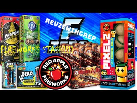 Red Apple Fireworks Demo Night Stash 2019