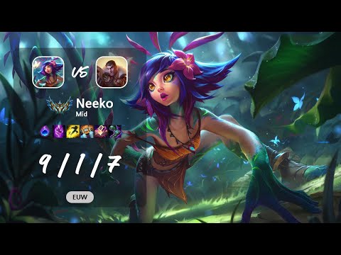 Neeko Mid vs Jayce - EUW Challenger Patch 13.11