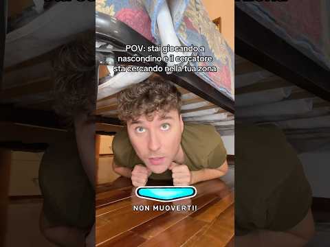POV: STAI GIOCANDO A NASCONDINO 👀