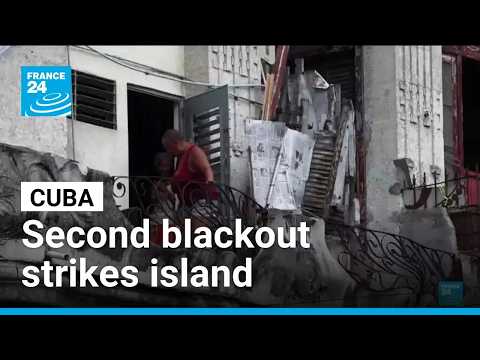 An islandwide blackout strikes Cuba for the second time this week