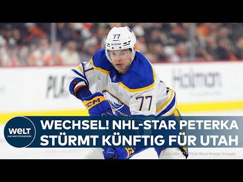 NHL: Eishockey-Nationalspieler JJ Peterka wechselt von Buffalo nach Utah
