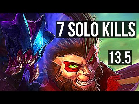 REK'SAI vs WUKONG (JNG) | 7 solo kills, Legendary, 800+ games, 16/3/8 | KR Grandmaster | 13.5