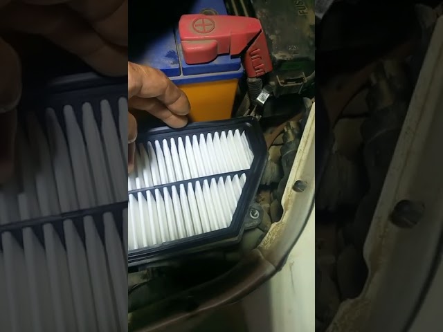 Замена Воздушного Фильтра СаньЕнг Актион Бензин