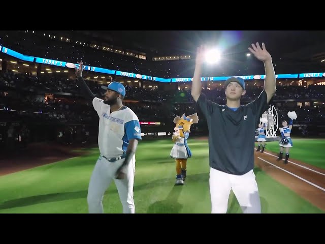 ファイターズ・達孝太投手・レイエス選手ヒーローインタビュー 5月30日 北海道日本ハムファイターズ 対 千葉ロッテマリーンズ