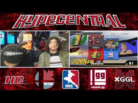 HC100 Smash4 - WQF Bo3: Jw (Greninja) vs Husky (Little Mac/Dr. Mario)