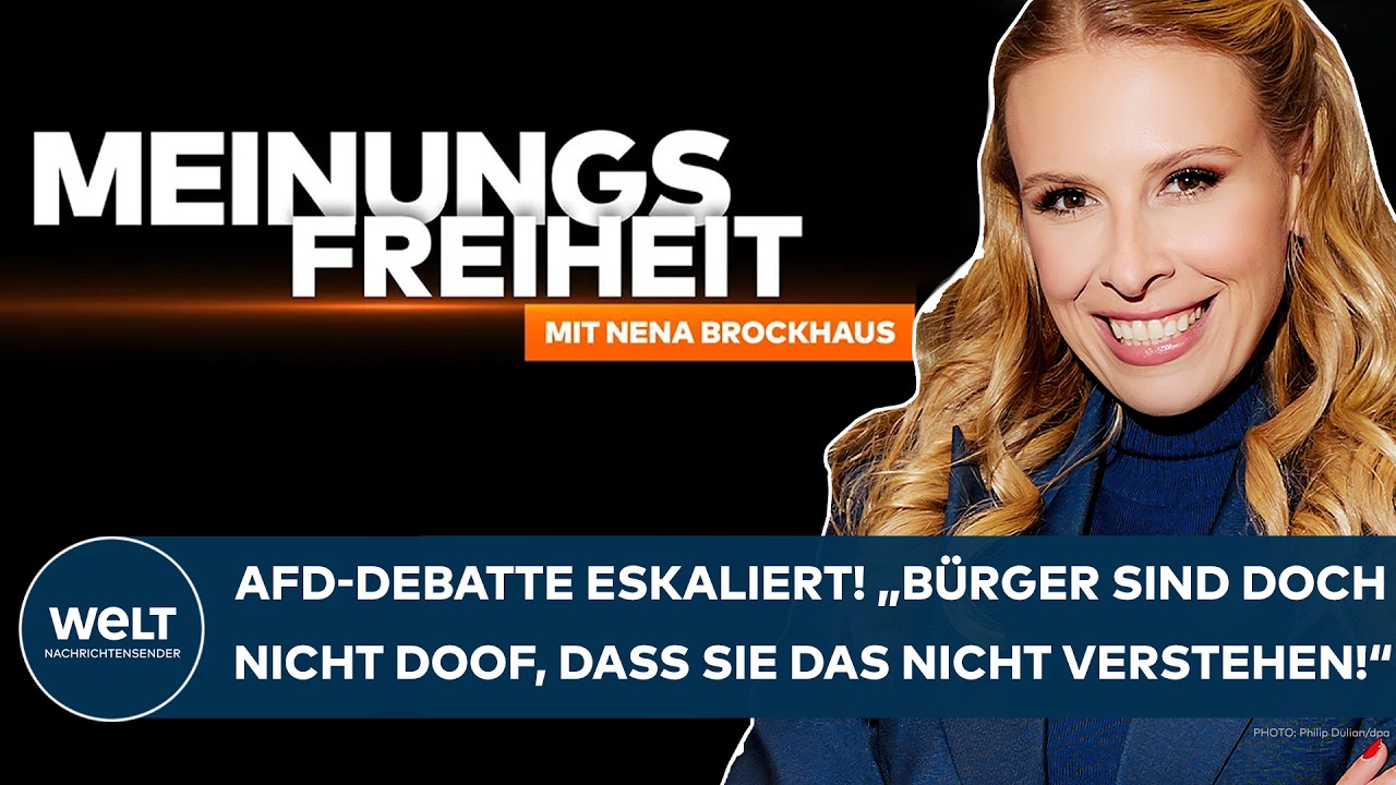 AFD-STREIT! Nena Brockhaus: "Typischer Politiker-Move. Frage nicht beantworten" - MEINUNGSFREIHEIT