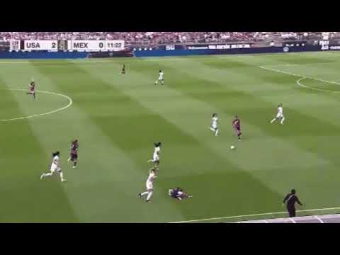 #USWNT greatest goal that never was. Christen Press ghost goal.