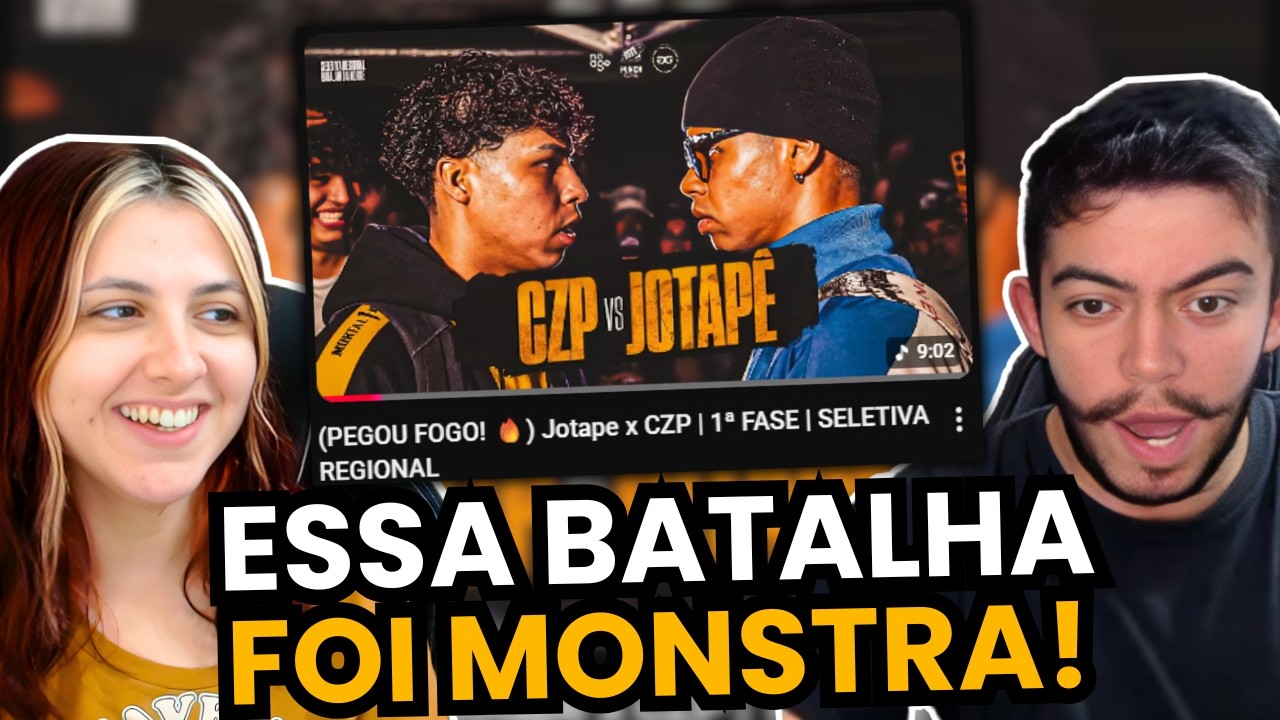 (PEGOU FOGO! 🔥) Jotape x CZP | 1ª FASE | SELETIVA REGIONAL | REACT