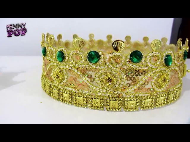 Vídeo relacionado con Royal King Crown - Tiaras de metal para hombre, diseño de corona de príncipe para Navidad, boda, baile, concurso, fiesta de cumpleaños, fotografía, M, Metal, Cristal