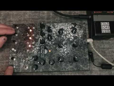 STOCHASTIC ASYMMETRY + ECHOBLENDER - for eruptive harsh noise assault patterns with delay