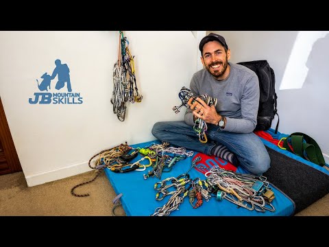 What's on my starter trad rock climbing rack?