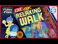 LIVE Magic Kingdom Night Walk Fireworks Relaxing Walt Disney World Ambience 4K