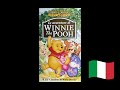 Opening Many Adventures Of Winnie The Pooh VHS 1997 ITALIANO