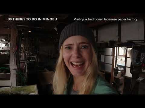 Visiting a traditional Japanese paper factory