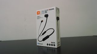 JBL BLUETOOTH WIRELESS EARPHONE REVIEW - T110BT