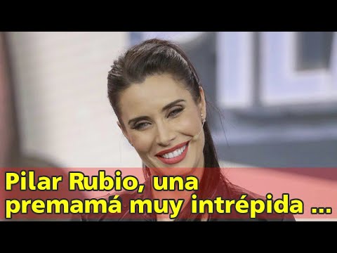 Pilar Rubio, una premamá muy intrépida y con mucha mucha puntería