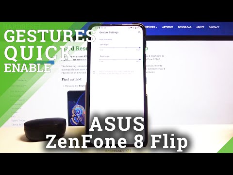 How to Change Gestures Sensitivity in ASUS ZenFone 8 Flip – Manage Gestures Navigation Bar
