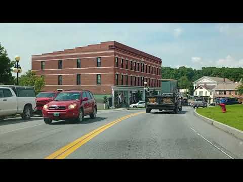 Drive Through Village of Brandon, Vermont | Smaller Than Rutland but Just as Vibrant?