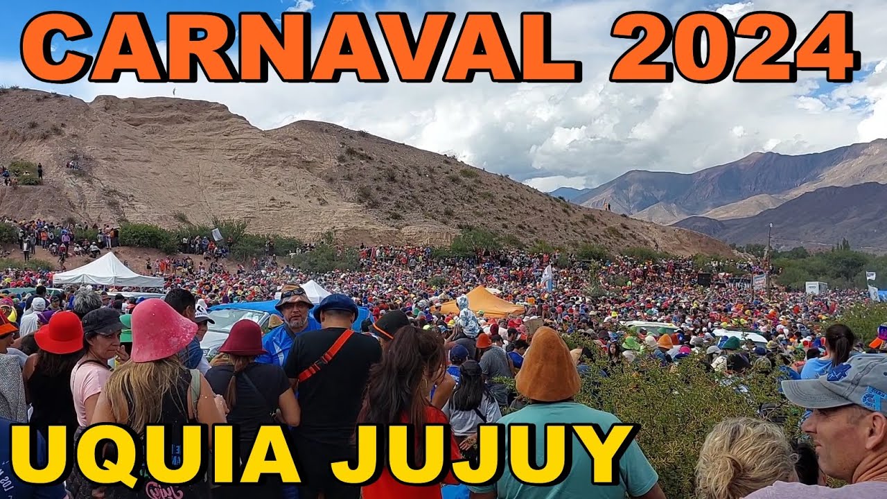 RECORRIENDO UN PUEBLO QUEBRADEÑO EN PLENO CARNAVAL | BAJADA DE LOS DIABLOS DE UQUIA | JUJUY 2024