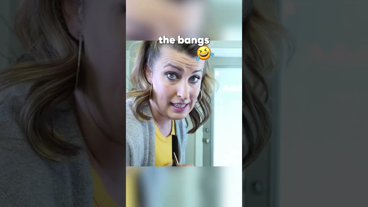 Cutting your kids bangs is easy! Follow these steps for the perfect fringe #bangs #homehaircut #diy