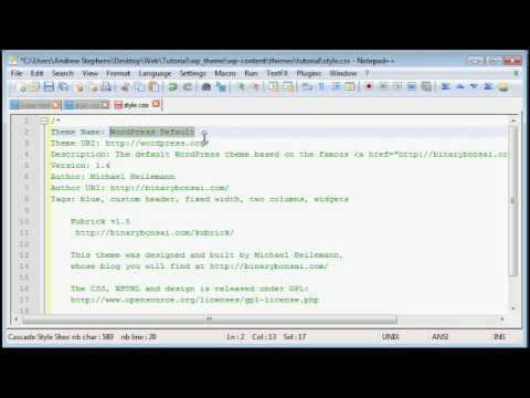 Wordpress theme development