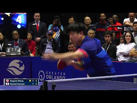 2018 US Open Table Tennis Championships - Mens Final - Eugene Wang vs Ryohei Kanoya (Highlights)