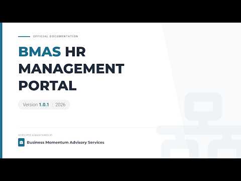 Preview thumbnail for the BMAS HR system demo video
