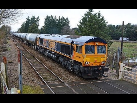 GBRf ex Swedish 66750 - 6P41 North Walsham Tanks 06/03/2019
