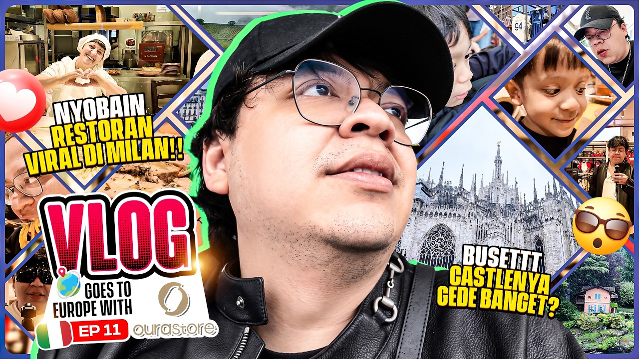 HARI TERAKHIR DI EUROPE KELILING KASTIL DI MILAN - JALAN JALAN KE PERBATASAN SWISS | VLOG EUROPE #11