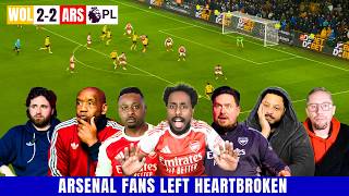 Download lagu WOLVES 2-2 ARSENAL 🍼 ARSENAL FANS IN MELTDOWN😭 mp3