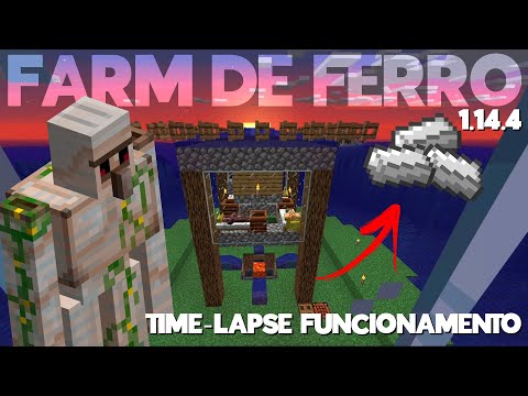 Farm de Ferro Minecraft 1.14.4 - Time-lapse