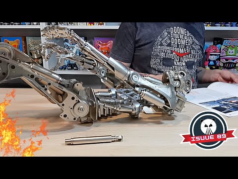 Build The Terminator T-800 Issue 89 -  Finish The Left Hip & Assemble The Leg (Speed Build)