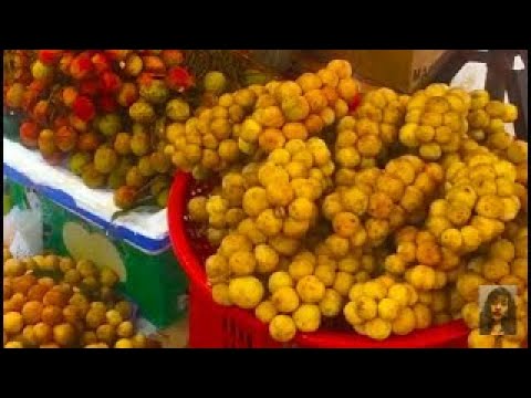 Cambodian Market Street Food, Foods And Activities In The Market, Natural Living In Cambod